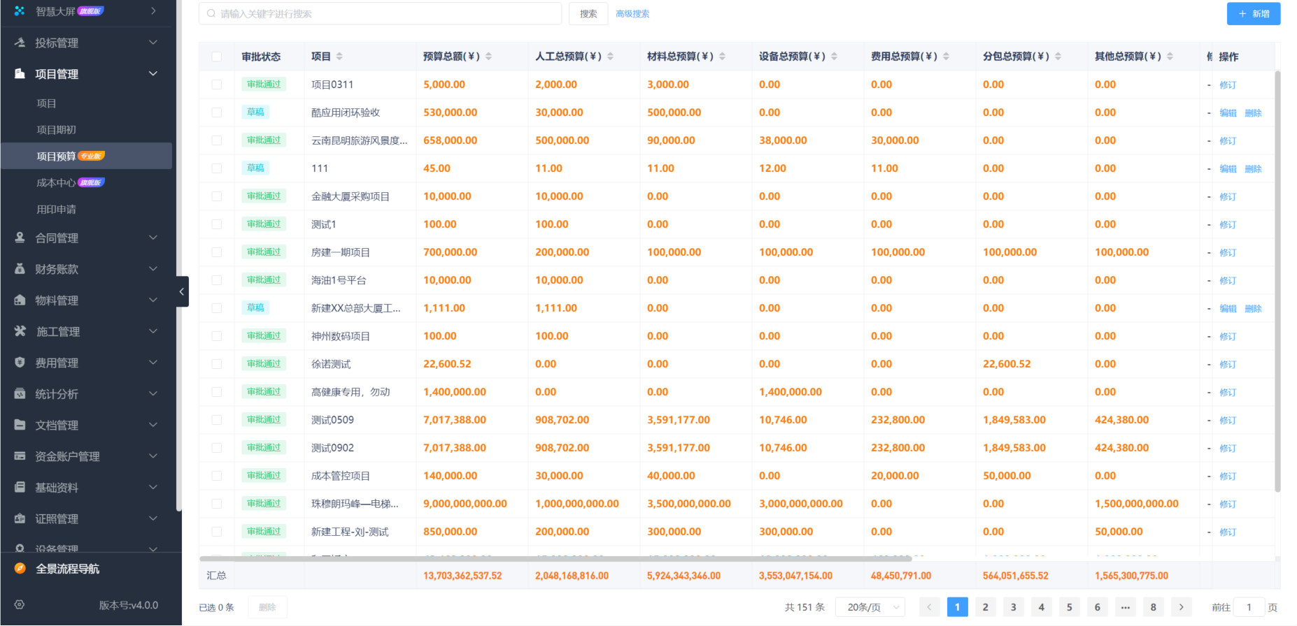 建筑成本管理软件